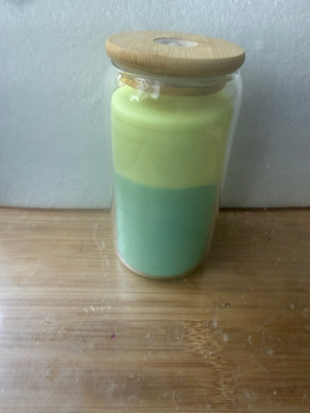 16 oz 100% soy candle with single wick