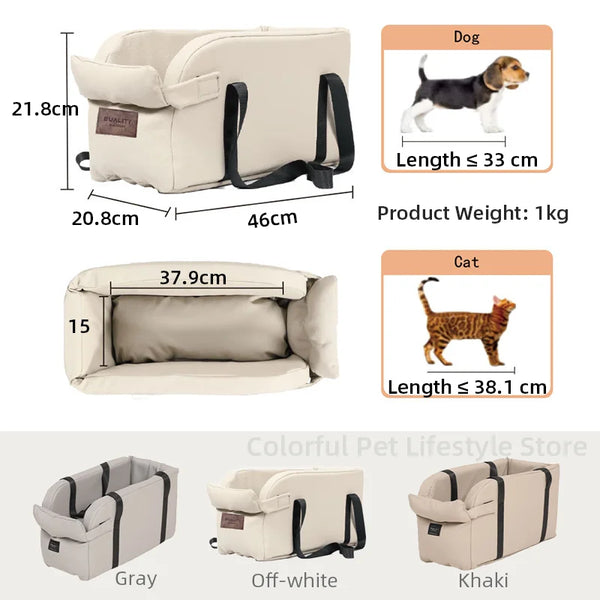 Puppy Dog Car Seat Travel Central Control