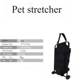 Pet stretcher, animal rescue cart, pet transfer stretcher