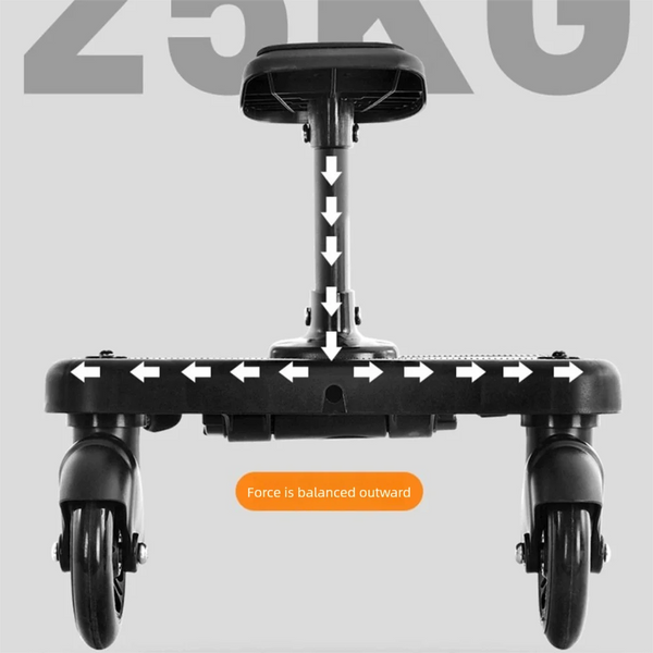 2 in 1 Sit and Stand Stroller Pedal Adapter