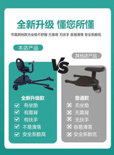 Universal Stroller Ride-On Board with Detachable Seat