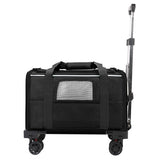 Pet Trolley Bag Detachable Rolling Carrier