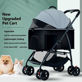Pet Dog Stroller 3-in-1 Dog Wagon