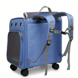 Wheeled Pet Carrier Backpack