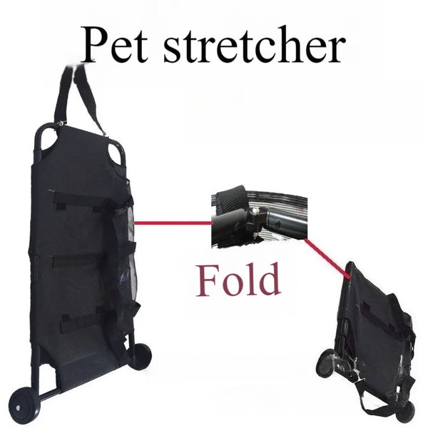 Pet stretcher, animal rescue cart, pet transfer stretcher