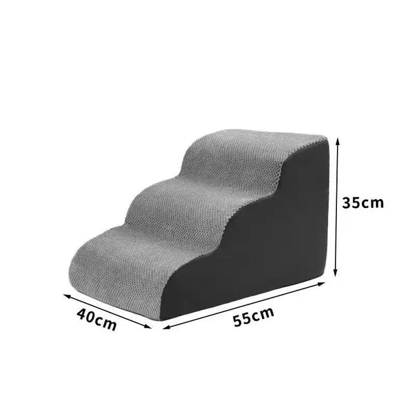 Pet 2/3 Step Dog Stair Cat Pet Ramp Ladder Washable