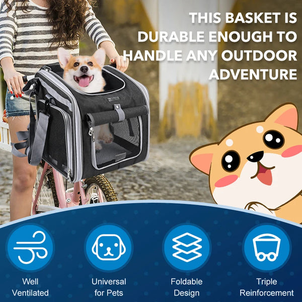 Dog or Cat Bike Basket