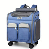 Wheeled Pet Carrier Backpack