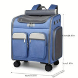 Wheeled Pet Carrier Backpack