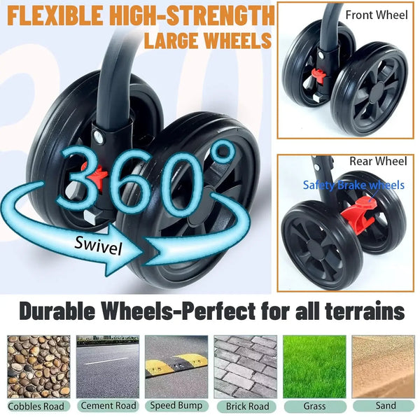 Pet Dog Stroller 3-in-1 Dog Wagon