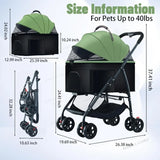 Pet Dog Stroller 3-in-1 Dog Wagon
