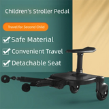 2 in 1 Sit and Stand Stroller Pedal Adapter