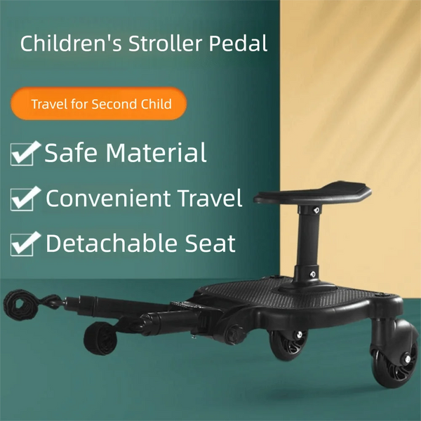 2 in 1 Sit and Stand Stroller Pedal Adapter