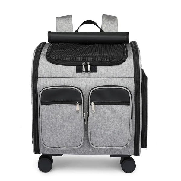 Wheeled Pet Carrier Backpack