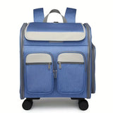 Wheeled Pet Carrier Backpack