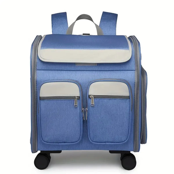 Wheeled Pet Carrier Backpack