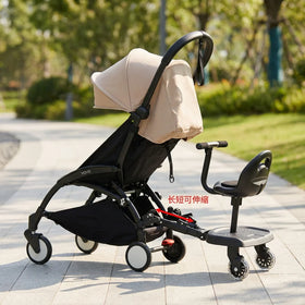 Universal Stroller Ride-On Board with Detachable Seat