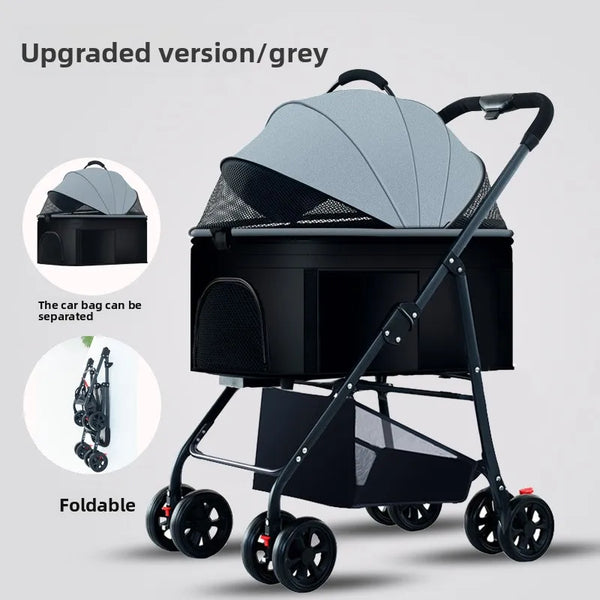 Pet Dog Stroller 3-in-1 Dog Wagon
