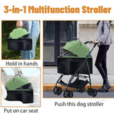 Pet Dog Stroller 3-in-1 Dog Wagon