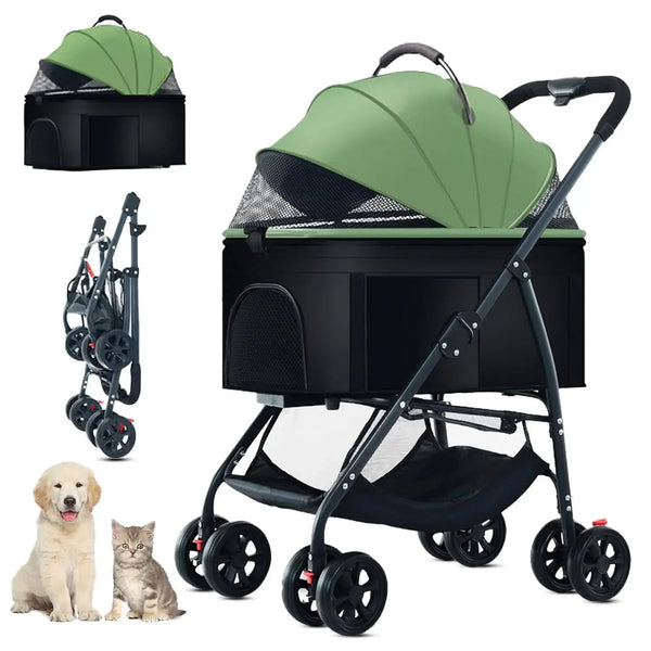 Pet Dog Stroller 3-in-1 Dog Wagon