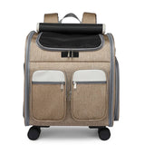 Wheeled Pet Carrier Backpack