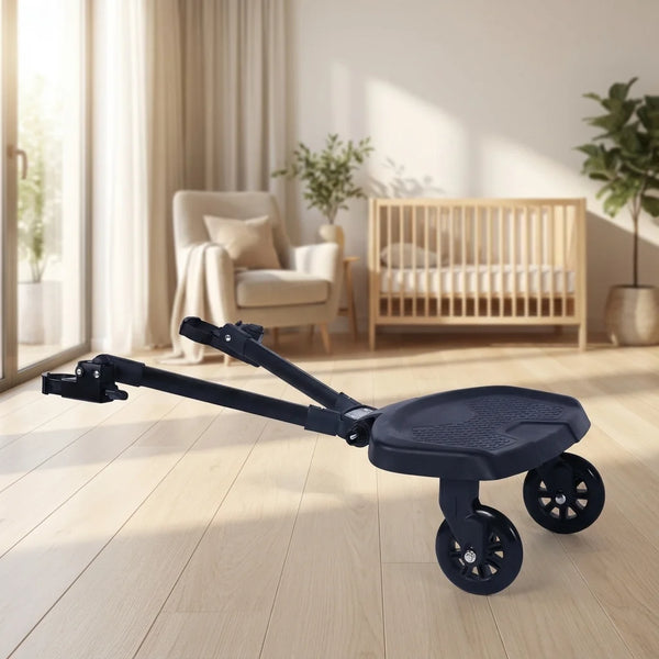 Universal Stroller Ride-On Board with Detachable Seat