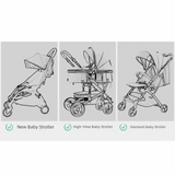 2 in 1 Sit and Stand Stroller Pedal Adapter