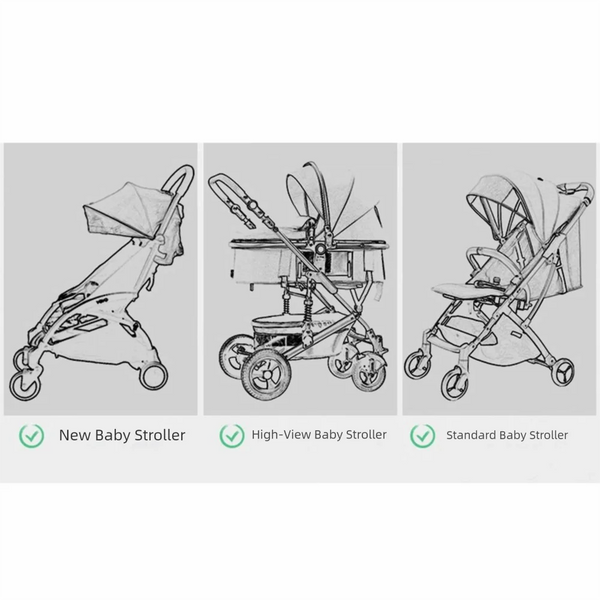 2 in 1 Sit and Stand Stroller Pedal Adapter