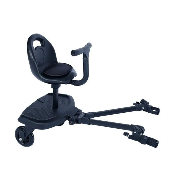 Universal Stroller Ride-On Board with Detachable Seat